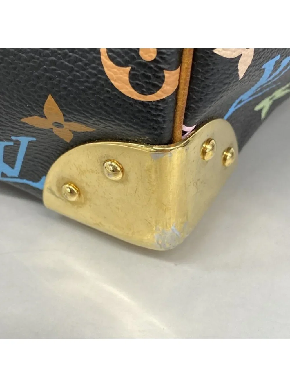 ★SOLD★ Louis Vuitton Handbag Monogram Multicolor Speedy 30 Noir - Picture 6 of 10